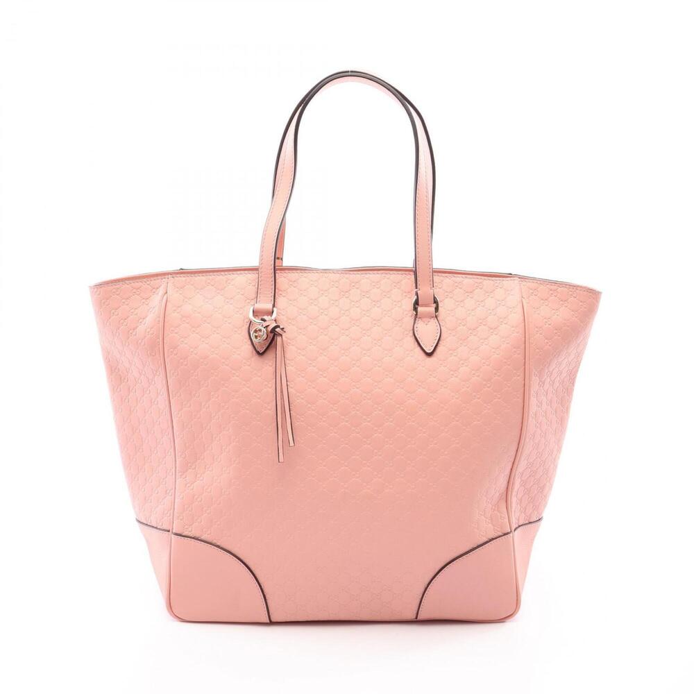 Gucci Bree Microguccissima Tote Bag Handbag Leather Women's Pink 449242